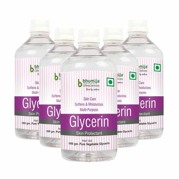 Bhumija Lifesciences Glycerin 600gm (Pack of 5)