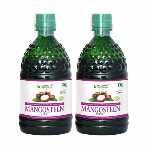 Bhumija Lifesciences Mangosteen Juice 500ml Pack of 2
