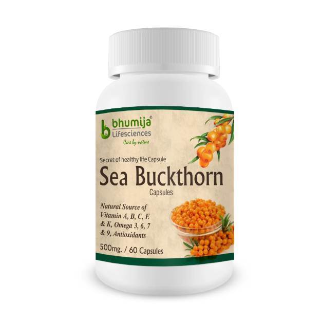 Bhumija Lifesciences Sea Buckthorn Capsules (60)