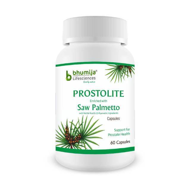 Bhumija Lifesciences Saw Palmetto With Nettle Root Capsule (60)