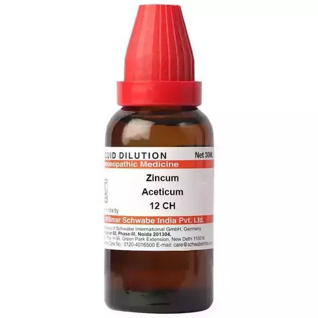 Schwabe Zincum aceticum Dilution 12 CH