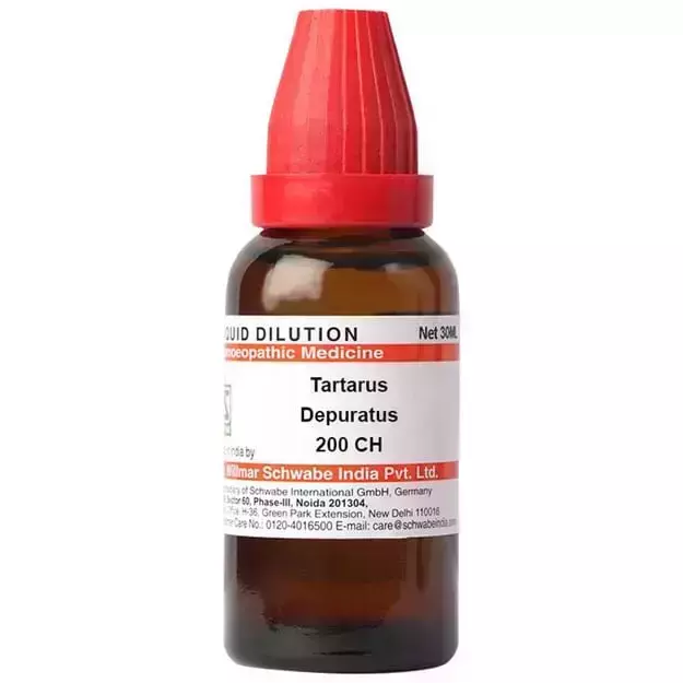 Schwabe Tartarus depuratus Dilution 200 CH