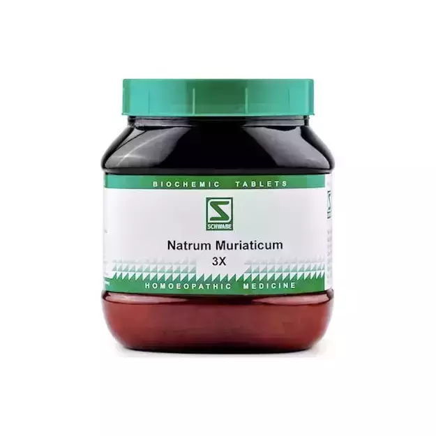 Schwabe Natrum muriaticum Biochemic Tablet 3X