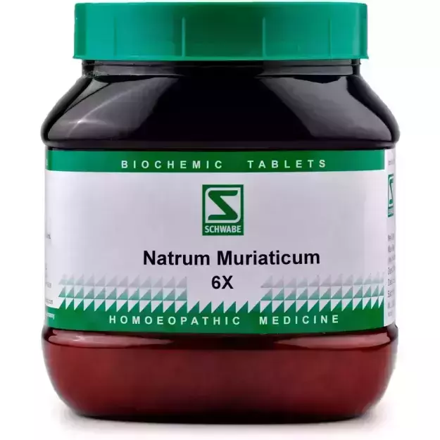 Schwabe Natrum muriaticum Biochemic Tablet 6X