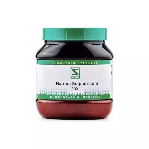 Schwabe Natrum sulphuricum Biochemic Tablet 30X