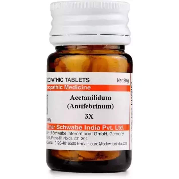 Schwabe Acetanilidum Trituration Tablet 3X