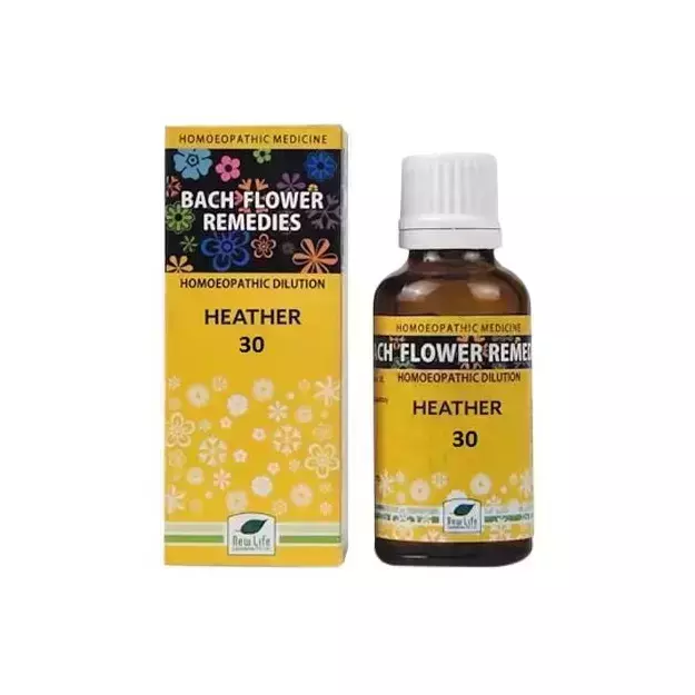 New Life Bach Flower Heather 30 Dilution