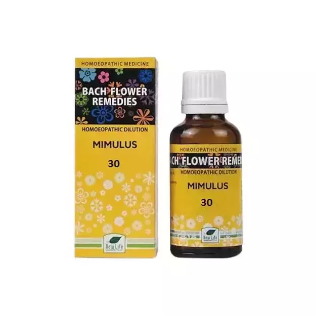 New Life Bach Flower Mimulus 30 Dilution