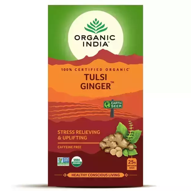 Organic India Tulsi Tea Ginger Tea