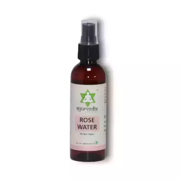 Ayurvedix Organic Rose Water Skin Restoring, Toning and Moisturizing Pure & Natural 100ml