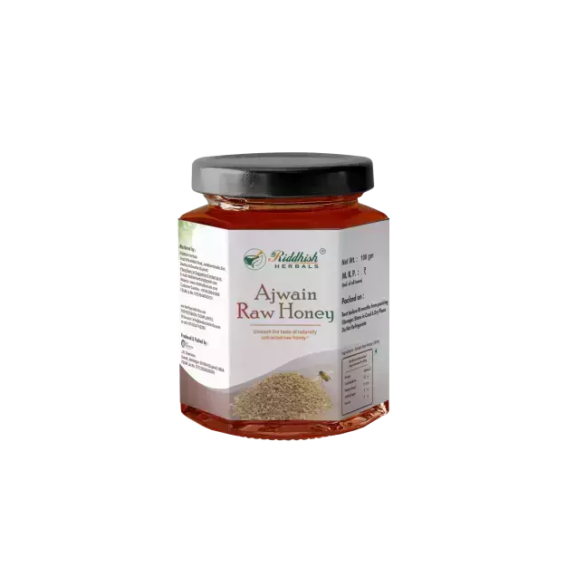 Riddhish Herbals Ajwain / Ajma Raw Honey 100GM