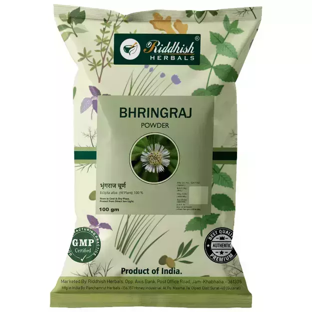 Riddhish Herbals Bhringraj Powder (Pack of 3) 100gm