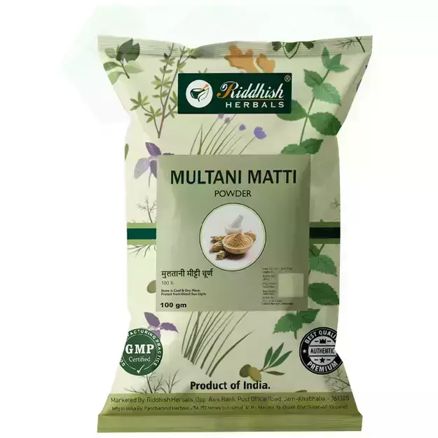 Riddhish Herbals Multani Matti Power (Pack of 3) 100gm