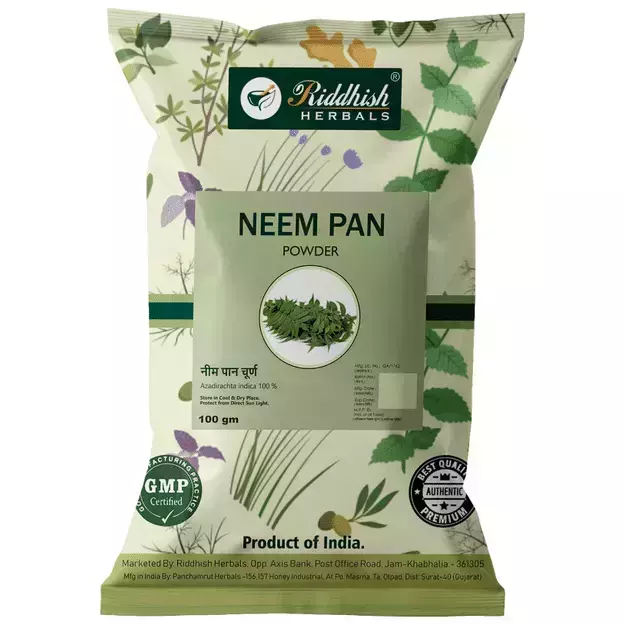 Riddhish Herbals Neem Pan Powder (Pack of 3) 100gm