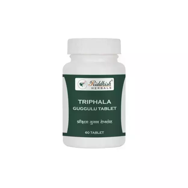 Riddhish Herbals Triphala Guggulu Tablet Pack of 2 (60)