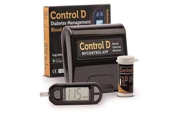 Control D Glucometer Kit with 10 Strips