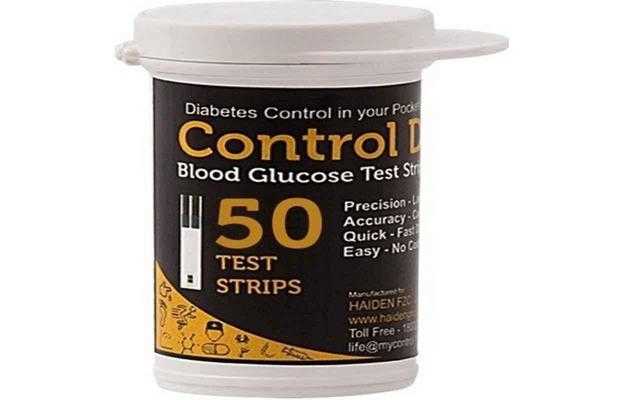 Control D 50 Blood Glucose Test Strips, HDCDSTP5O