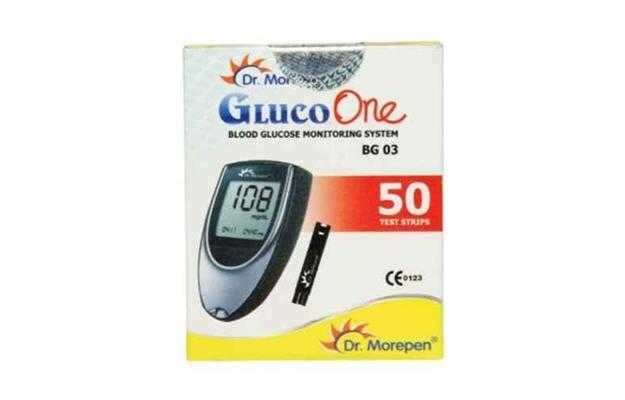 Dr Morepen Gluco One BG 03 Blood Glucose Test Strip	