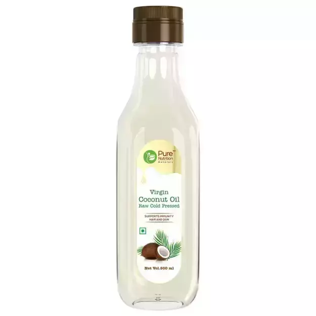 Pure Nutrition Raw Cold Pressed Virgin Coconut Oil 100% Edible 500ml