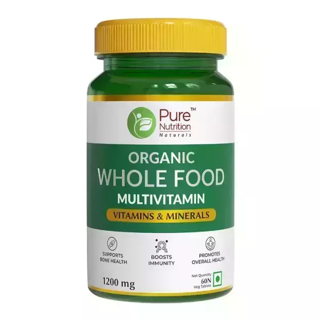 Pure Nutrition Organic Whole Food Multivitamin Tablet (60)