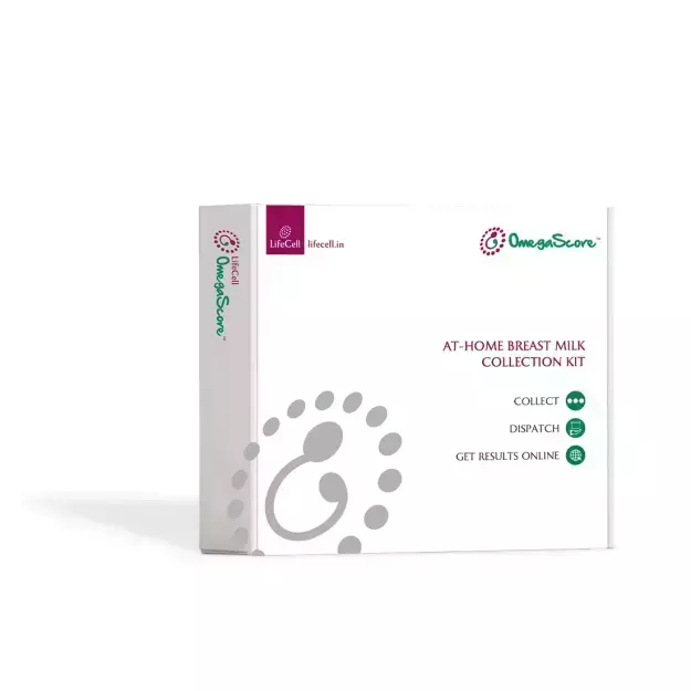 Lifecell Omegascore N Breast Milk Sample Collection Kit To Track Dha Level In Breast Milk