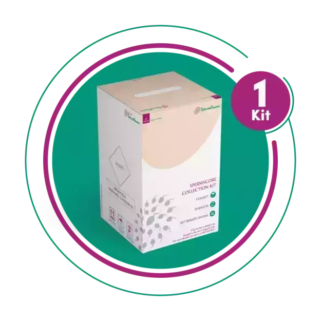 Lifecell Spermscore 1 Kit At Home Self Collection Test For Fertility Check