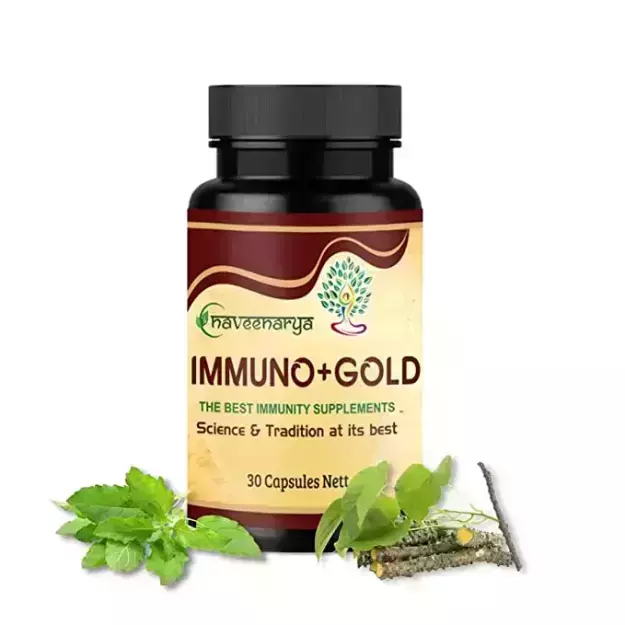 Ayurveda Yogashram Remedies Immuno+ Gold Capsules (30)