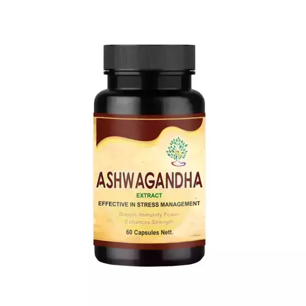 Ayurveda Yogashram Remedies Ashwagandha Capsules (60)