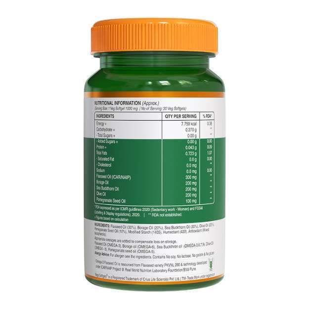 Pure Nutrition OMEGA 3-5-6-7-9 Veg Capsules (60)