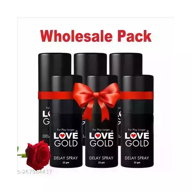 Love Gold Delay Spray 25Gm Wholesle Pack 6Pcs