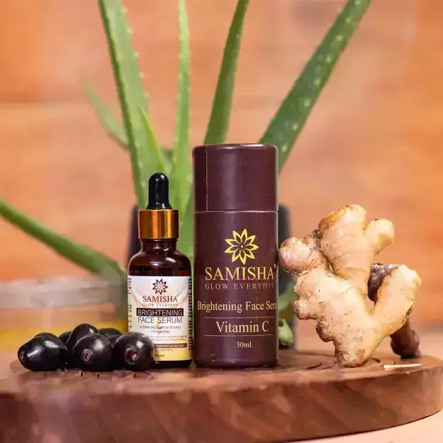Samisha Brightening Vitamin C Face Serum For Glowing & Anti Ageing Skin 30ml