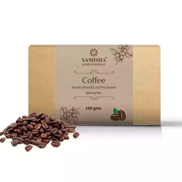 Samisha Organic Coffee Deep Exfoliating Bathing Bar 100gm