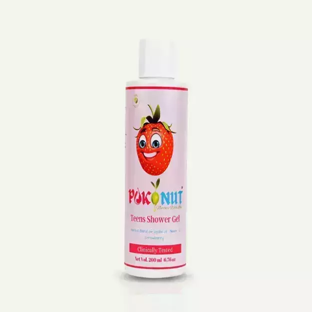 Pokonut Herbal Teen Shower Gel For Bright And All Skin Type-Chemical Free 200ml