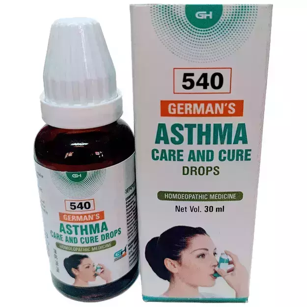 Germans 540 Asthma Care And Cure Drops 30ml