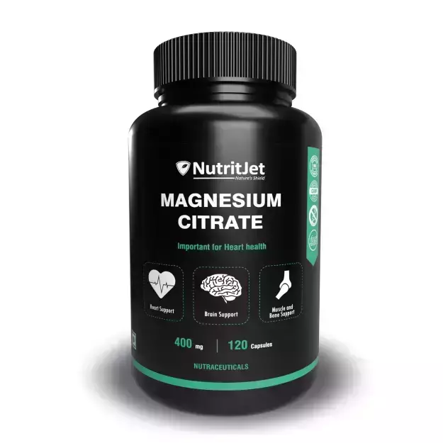 Nutritjet Magnesium Citrate 400mg Capsules (120)
