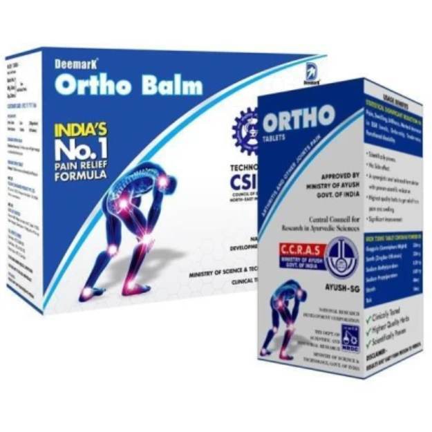 Deemark Ortho Balm And Ortho Tablet Combo Pack (600gm+90)