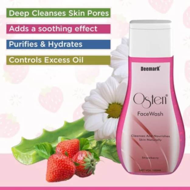 Deemark Osten Face Wash in Hindi की जानकारी, लाभ, फायदे, उपयोग, कीमत