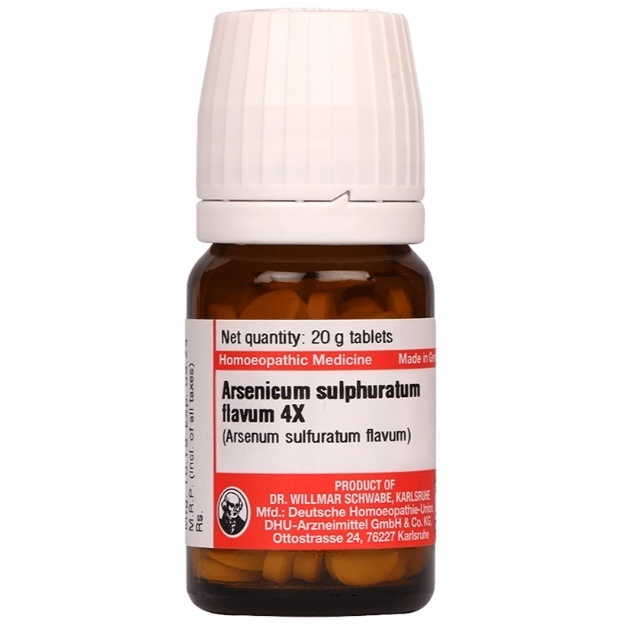 Schwabe Arsenicum sulphuratum flavum Trituration Tablet 4X