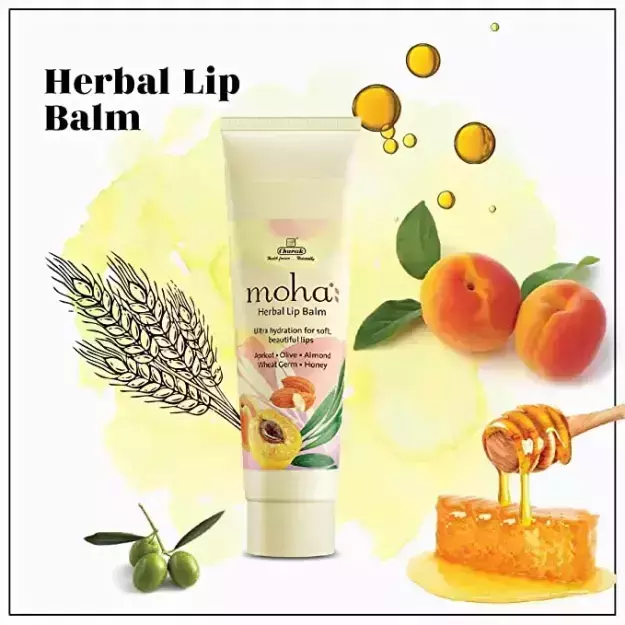 Moha Herbal Lip Balm 10gm (Pack Of 4)