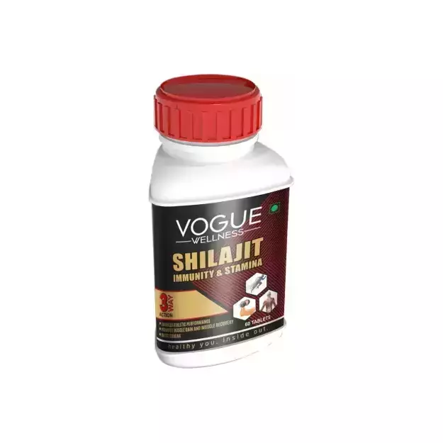 Vogue Wellness Shilajit Tablet Immunity & Stamina (60)