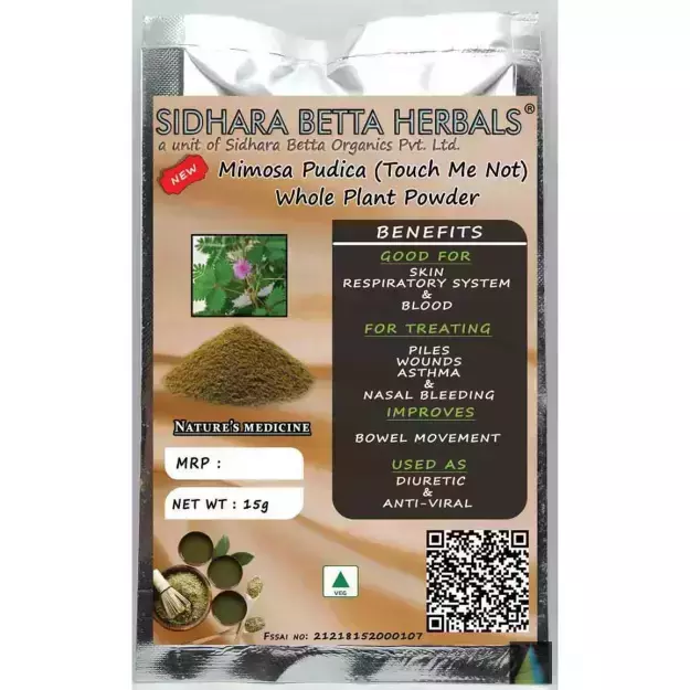 Mimosa Pudica (touch-me-not) Whole Plant Powder 15gm