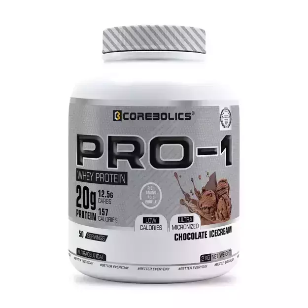 Corebolics Pro-1 Whey Protein- Chocolate Icecream 2Kg