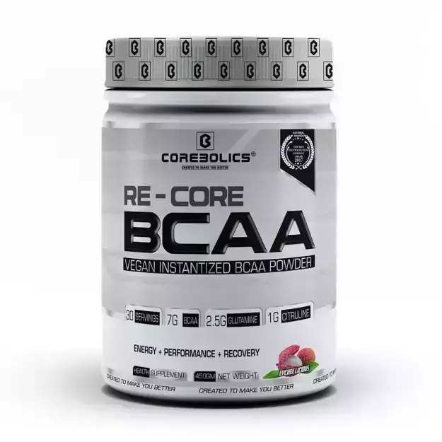 Corebolics Re-Core BCAA- lychee Licious 450gm