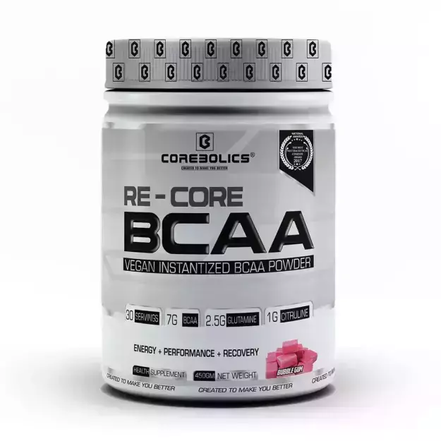 Corebolics Re-Core BCAA- Bubblegum 450gm