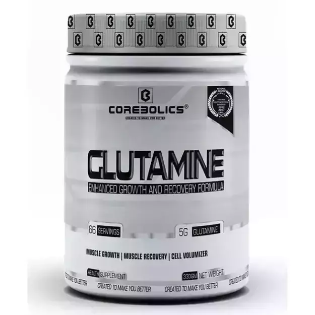 Corebolics Glutamine- Unflavoured 330gm
