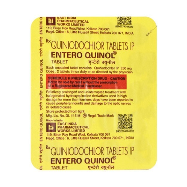 Enteroquinol 250 Mg Tablet