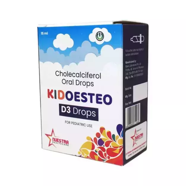 Nuestra Kidoesteo Cholecalciferol Vitamin D3 Drops 15ml
