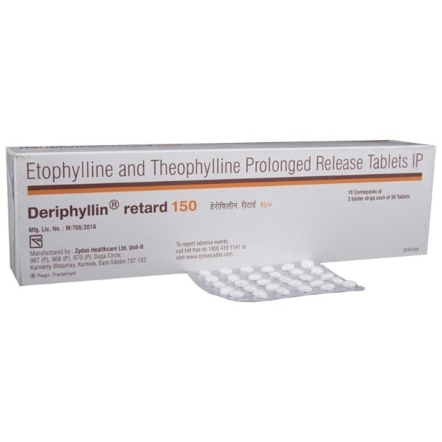 Deriphyllin Retard 150 Tablet PR (30)