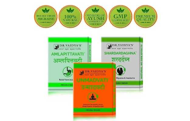 Dr. Vaidyas Migraine Pack