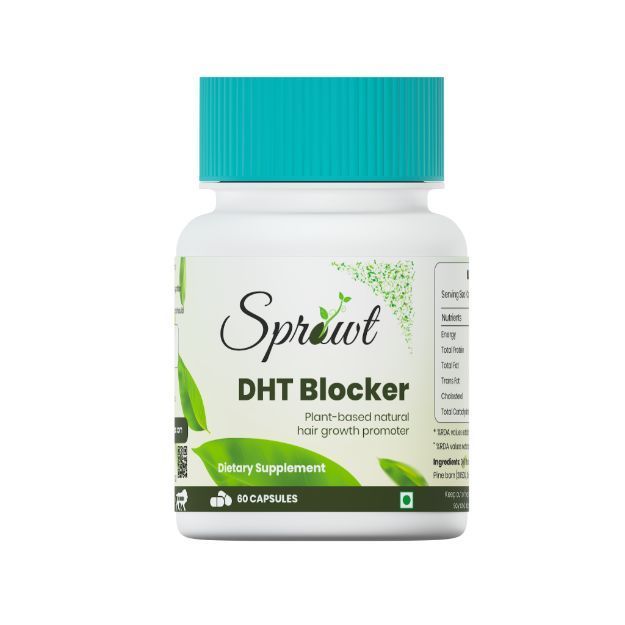 Sprowt DHT Blocker Plant-Based Natural Hair Growth Promoter Capsules
